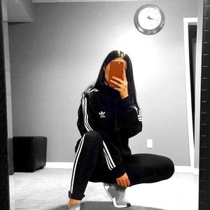 🖤 WMNS TRACK STYLE JACKET BLACK adidas